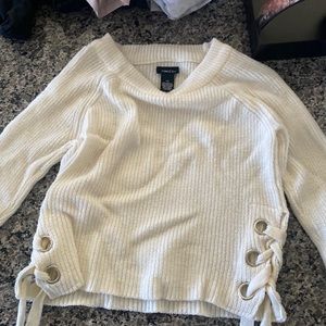 Rue 21 xs white soft sweater